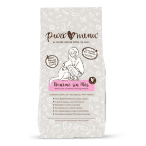Comida BARF para perros con pollo y salmón de Puromenu