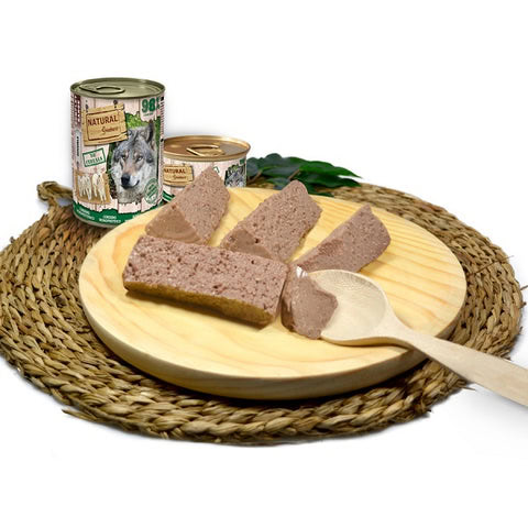 Comida húmeda para perros, sin cereales, sabor cordero, marca Natural Greatness
