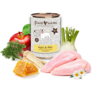 Comida húmeda para perros sabor pollo de Puromenu