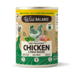 Wild Balance Lata POLLO y Verduras (Comida Cocinada Húmeda-Filosofía BARF) 400 g para Perros de Wild Balance disponible en Emperrados para cuidar a tu peludo.