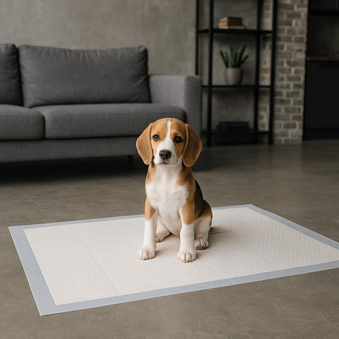 Detalle del material absorbente de los empapadores Freedog