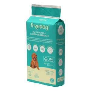 Empapadores Freedog super absorbentes para perros paquete de 10 unidades