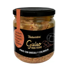 Naturextra Guiso de PAVO con Brócoli y Calabaza 300 g para Perros de Naturextra disponible en Emperrados para cuidar a tu peludo.