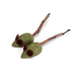 Freedog Juguete 2 RATONES Hierba Matabi, Verde 5 cm para Gatos de Freedog disponible en Emperrados para cuidar a tu peludo.