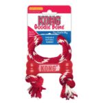 Kong Juguete HUESO (Goma) CON CUERDA Rellenable GOODIE BONE Rojo para Perros