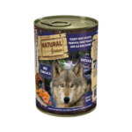 Natural Greatness Lata PAVO con salmón, calabaza, boniato y espino amarillo 400 g para Perros de Natural Greatness disponible en Emperrados para cuidar a tu peludo.