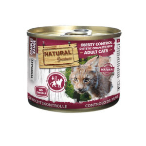 Natural Greatness Lata PAVO Obesity Control 200 g para Gatos de Natural Greatness disponible en Emperrados para cuidar a tu peludo.