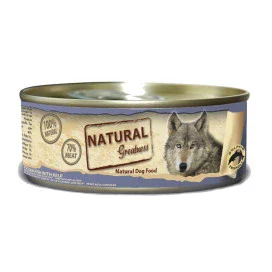 Natural Greatness Lata PESCADO DE MAR con alga kelp 156 g para Perros de Natural Greatness disponible en Emperrados para cuidar a tu peludo.
