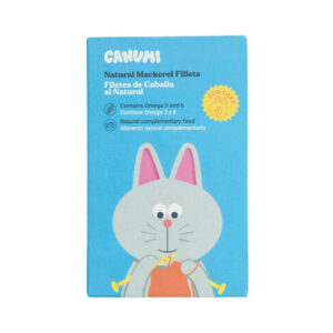 Canumi Lata de Filetes de CABALLA DEL SUR al natural 100 g para Gatos de Canumi disponible en Emperrados para cuidar a tu peludo.