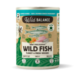 Wild Balance Lata PESCADO y PAVO con Verduras (Comida Cocinada Húmeda-Filosofía BARF) 400 g para Perros de Wild Balance disponible en Emperrados para cuidar a tu peludo.