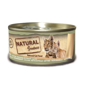 Natural Greatness Lata PECHUGA DE POLLO 70 g, para Gatitos de Natural Greatness disponible en Emperrados para cuidar a tu peludo.