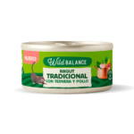 Wild Balance Lata RAGUT con TERNERA Y POLLO (Comida Cocinada Húmeda-Filosofía BARF) 80 g para Gatos de Wild Balance disponible en Emperrados para cuidar a tu peludo.