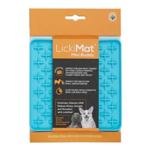 Lickimat Mini Buddy Cat - Comedero Interactivo de Lamido 15x15cm para Gatos