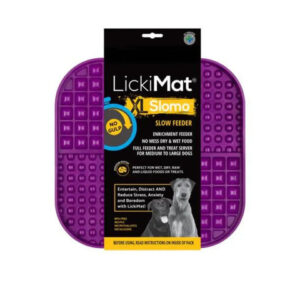 Vista superior del Lickimat Slomo con diseño antideslizante