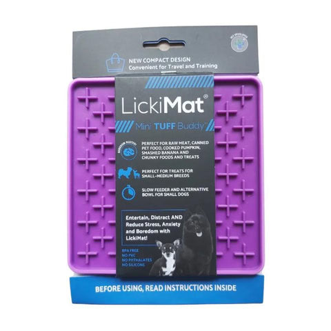 Lickmat Mini Tuff Buddy diseño duradero y resistente