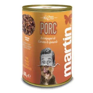 Martin Lata Estofado de CERDO (Alimento Completo Húmedo) para Perros