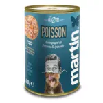 Martin Lata Estofado de PESCADO (Alimento Completo Húmedo) para Perros