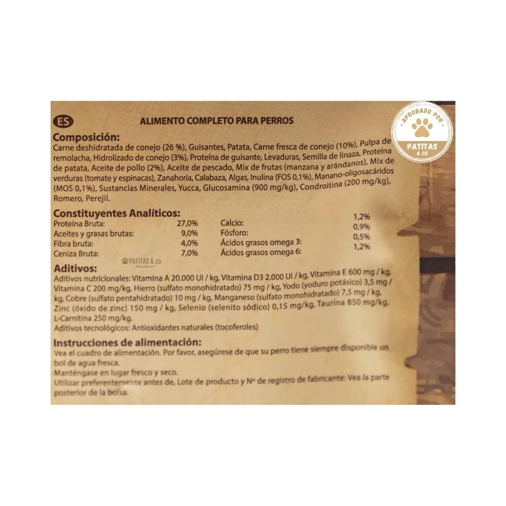 Natural Greatness comida para perros miniatura y senior