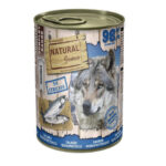 Lata de alimento monoproteico sin cereal para perro sabor salmón de Natural Greatness