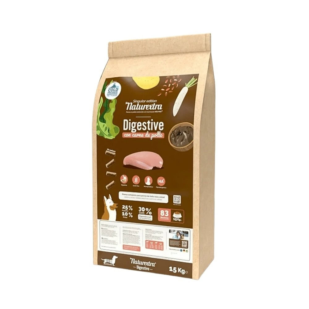 pienso digestivo de pollo para perros con digestiones delicadas