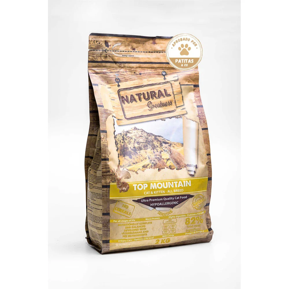 Pienso Natural Greatness sabor conejo para gatos