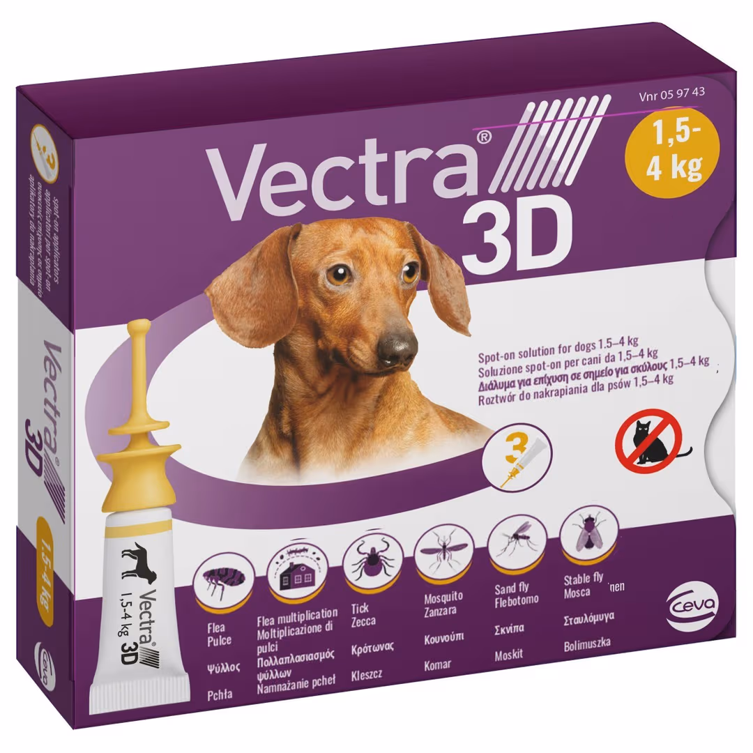 Pipetas Vectra 3D para Perros | Emperrados