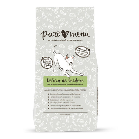 Alimento natural BARF de cordero para perros, 1 kg