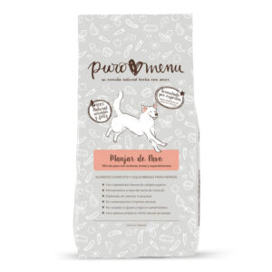 Puromenu Menú BARF Pavo para perros, alimento natural y saludable