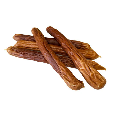 Puromenu Snacks Knackis / Salchichitas de Vacuno 100 g para Perros de Puro Menú disponible en Emperrados para cuidar a tu peludo.