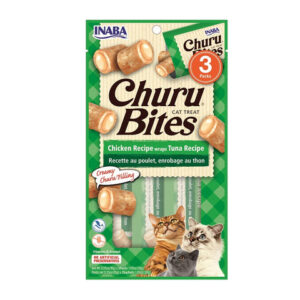 Inaba CHURU Pops ATÚN (Tuna) 60 g, Snack cremoso para Gatos de Inaba disponible en Emperrados para cuidar a tu peludo.