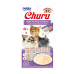Inaba CHURU POLLO CON GAMBAS (Chicken with Shrimp) 56 g, Snack cremoso para Gatos de Inaba disponible en Emperrados para cuidar a tu peludo.