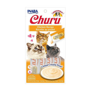 Inaba CHURU Pops POLLO (chicken) 60 g, Snack cremoso para Gatos de Inaba disponible en Emperrados para cuidar a tu peludo.