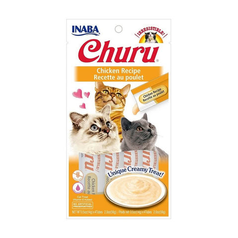 Inaba CHURU Pops POLLO (chicken) 60 g, Snack cremoso para Gatos de Inaba disponible en Emperrados para cuidar a tu peludo.