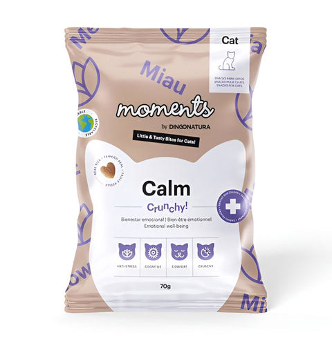 Moments Snacks Calm, 70 g para Gatos de Moments disponible en Emperrados para cuidar a tu peludo.