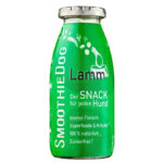 SmoothieDog Snack Líquido CORDERO/Lamp con Frutas y Verduras - Botella Vidrio 250 ml para Perros de Smoothiedog disponible en Emperrados para cuidar a tu peludo.