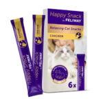 Feliway Snack Líquido HappySnack (Efecto Relajante) 6 uds x 15 g/ud, sabor Pollo para Gatos de Feliway disponible en Emperrados para cuidar a tu peludo.