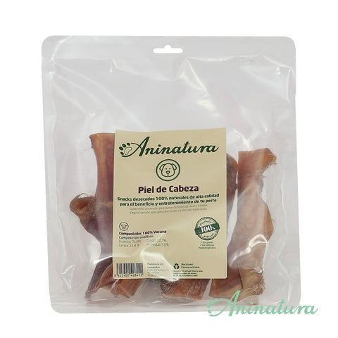 Aninatura Snacks CARAVACA (Piel de cabeza de Vacuno) 2,5 kg para Perros de Aninatura disponible en Emperrados para cuidar a tu peludo.