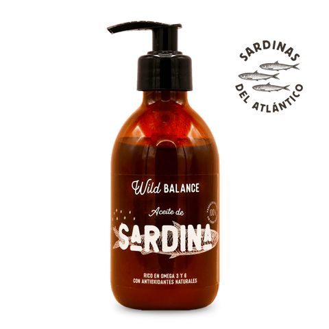 Wild Balance Suplemento Aceite SARDINA al Natural 250 ml para Perros y Gatos de Wild Balance disponible en Emperrados para cuidar a tu peludo.