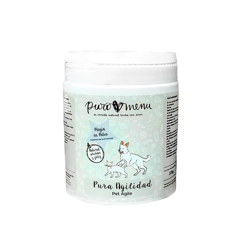 Puromenu Suplemento con COLÁGENO (Pura Agilidad) con Colágeno 225 g para Perros y Gatos de Puro Menú disponible en Emperrados para cuidar a tu peludo.