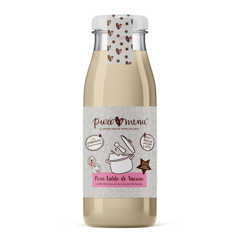 Puromenu Suplemento CALDO DE VACUNO 430 g para Perros y Gatos de Puro Menú disponible en Emperrados para cuidar a tu peludo.
