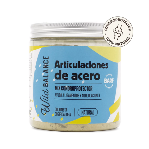Wild Balance Suplemento ARTICULACIONES DE ACERO (Condroprotector) 100 g para Perros y Gatos de Wild Balance disponible en Emperrados para cuidar a tu peludo.