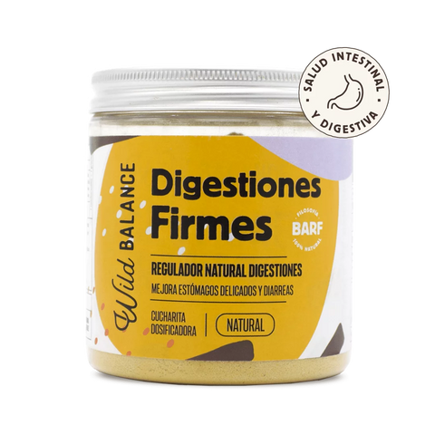 Wild Balance Suplemento DIGESTIONES FIRMES - Prebiótico regulador problemas intestinales - 100 g de Wild Balance disponible en Emperrados para cuidar a tu peludo.