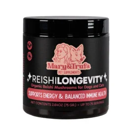 Mary&Trufa Suplemento Hongo REISHI - Refuerza Sistema Inmune 75 g para Perros y Gatos de Nevanto disponible en Emperrados para cuidar a tu peludo.