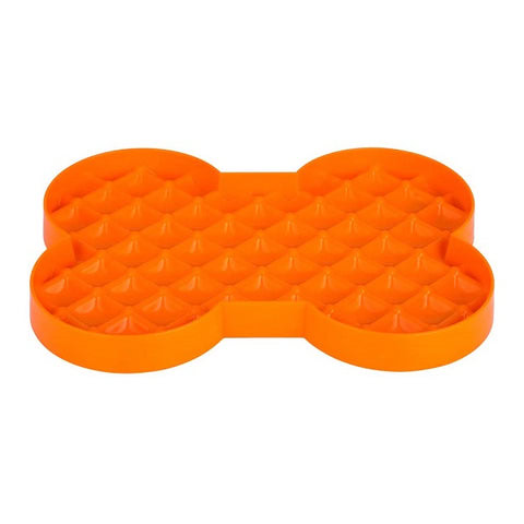 Textura del Lickimat Slodog para estimular a las mascotas