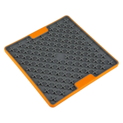 Textura del Lickmat Tuff Buddy ideal para snacks húmedos