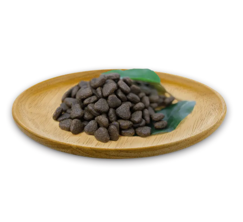 Vista lateral del pienso Natural Greatness de salmón para perros