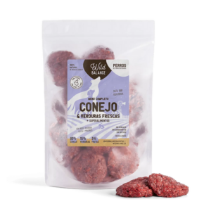 Wild Balance Menú BARF de conejo con verduras frescas para perros