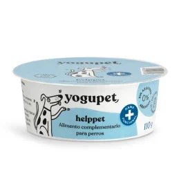 Yogupet Helppet Yogur Natural de CHÍA, INULINA, GINSENG (Sistema Inmunitario) 110 g para Perros de Yogupet disponible en Emperrados para cuidar a tu peludo.