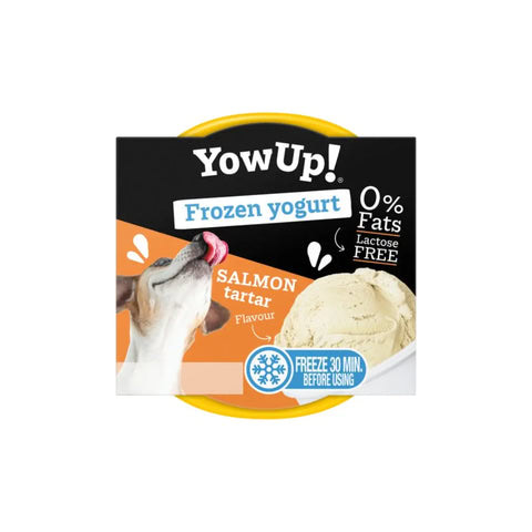 YowUp Yogur Helado de Tartar Salmón 110 g para Perros de YowUp disponible en Emperrados para cuidar a tu peludo.