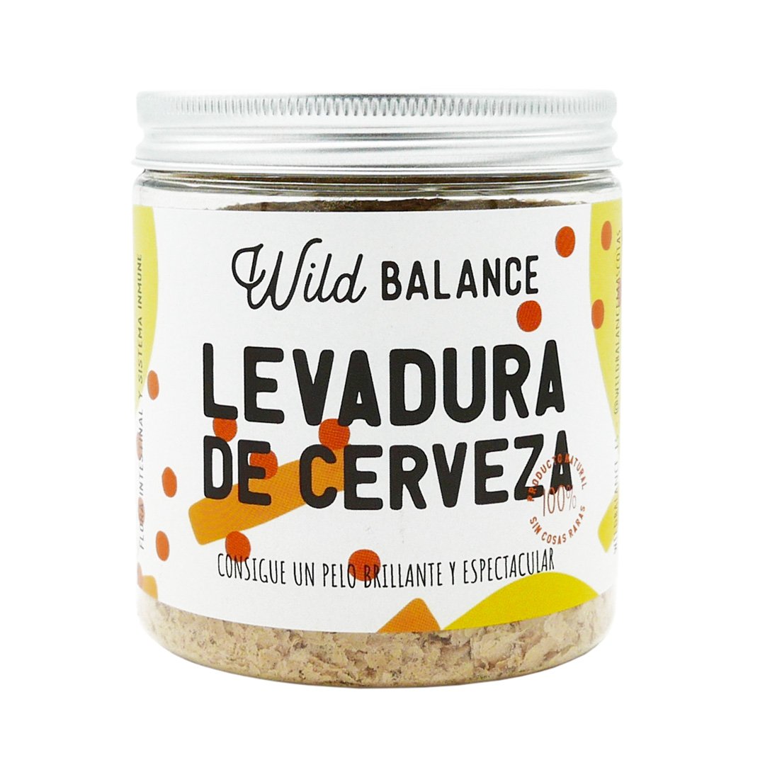 Vista frontal del suplemento de levadura de cerveza para mascotas Emperrados